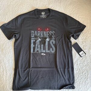 New Baltimore Ravens Men's Dark Gray Graphic Tee by 47 Brand
